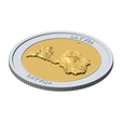 img_05.png Latvia 3D Topographic Coin 85 mm – Relief Collector Token | Latvija Höhenrelief-Münze