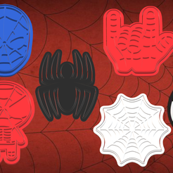 Set-Spiderman-Cookie.png Spider-man Cookie Cutter Set