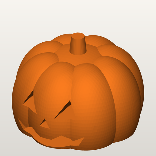 Jack-o'-Lantern Tea Light Holder (for LED tea lights)
