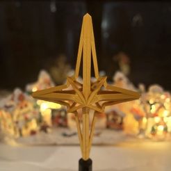 Tree-topper6.jpg STL file Christmas Tree Topper・3D print model to download