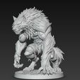 wolf-1.jpg Werewolf, Custom Fantasy / D&D Miniature