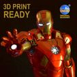 Didiron_carré.jpg IRON MAN Mark 7 HQ 62cm 1-3Scale 3D Print Ready 3D print model