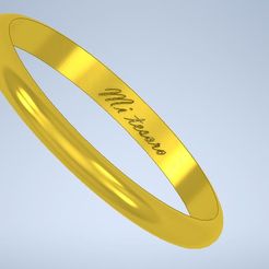 MI-TESORO-1.jpg Archivo STL ANILLO・Modelo para descargar y imprimir en 3D