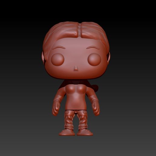 FUNKO POP GIRL 3D model