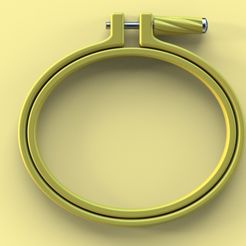 80X100.jpg STL file EMBROIDERY FRAME OVAL 8X10・3D print model to download
