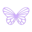 Marcador M.stl STL file Butterfly Cutter・3D printing template to download