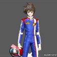 3.jpg KAZAMI HAYATO ASURADA CYBER FORMULA STATUE DIORAMA RACE ANIME CHARACTER RACE CAR