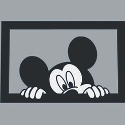 Mickey-Peek-Wall3.jpg Mickey Mouse Peeking