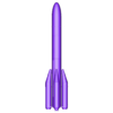 ariane 6 full detail rocket.STL Ariane 6 Rocket - Detail Printable Scale Model