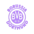 Gelb.stl Borussia Dortmund Crest Multicolour