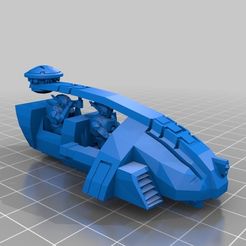 c7a124491443eb068b6183fcfd08a943_preview_featured.jpg Free STL file Space Fishmen Fast Attack Fourfish Scout Speeder by Daniel Chambers・Design to download and 3D print