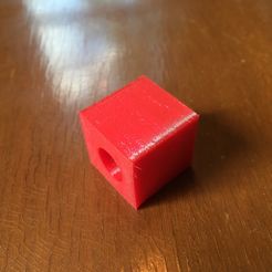 testcube.JPG Fichier 3D gratuit Cube d'essai TPU Prusa MK3S avec Config pour Ninjaflex・Plan à télécharger et à imprimer en 3D