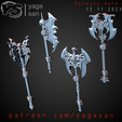 5.png Chaos and Kharne Axes KitBASH Pack 2