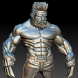 uyhiyuo.png Logan Berserker - Statue stylisée gratuite de Wolverine imprimable en 3D