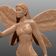 CU1.png Fichier STL Déesse du Fey - Miniature de table・Modèle imprimable en 3D à télécharger