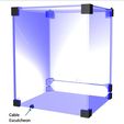 cabinet cable escutcheon.jpg 3D Printer Cabinet / Enclosure