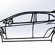 8.png Toyota GR Corolla Line Kunst Wanddekoration