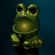 Frog-Man3.jpg Frog thread-eater bowl table garbage can
