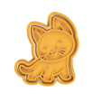 Cat v1.png Cute Cat Cookie Cutter