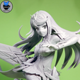 Mythra_5_Logo.png Mythra - Xenoblade 2 Chronicles Game Figurine STL for 3D Printing