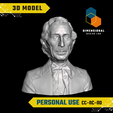 John-Tyler-Personal.png 3D Model of John Tyler - High-Quality STL File for 3D Printing (PERSONAL USE)