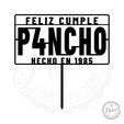 Topper-Pers-Pancho-01@2x.png Personalized birthday topper Paco Pancho Francisco