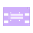 Deckel.stl Raspberry Pi4, housing and frame for 7" touch screen