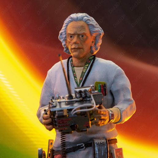 DSC_0970.jpg Doc Marty Einstein Pack 1-8 Scale 3D print