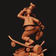 D7.80.jpg Goofy Skateboarder Figur | Disney Extremsport Statue | Skater Goofy 3D Druck