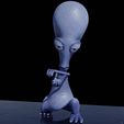 Preview4.jpg Roger From American Dad - 6 Poses 3D print model
