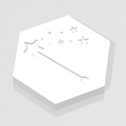 D2 - Magic Wand.jpg Fichier STL D2 - Logo du symbole de la baguette magique・Modèle pour impression 3D à télécharger, verasartsanddice