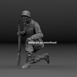 sol.228.png WW2 GERMAN PARATROOPER WITH RIFLE CROUCHED DOWN