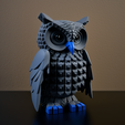 HugoCeara_owl_sculpture_3d_printed_lego_plastic_futurist_produc_.png Futuristic Owl