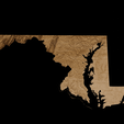2.png Topographic Map of Maryland – 3D Terrain