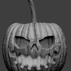 Pumpkin01.jpg OBJ file HOLLOWEEN JACKOLANTERN PUMPKIN・3D printing idea to download