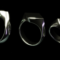 untitled.png Archivo STL Anillo de sello cuadrado minimalista redondeado・Modelo para descargar y imprimir en 3D