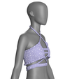 Girls-Printed-Bralette_1.png Girls Printed Bralette | Marvelous / Clo3d / obj / fbx