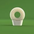 255-82-13-Render.jpg Abha Whirpool POE Coil QI Mold Diy Swirl Frame Rodin Marko - 255x255x82 мм