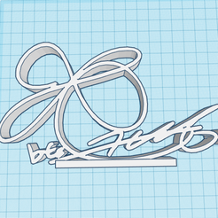Bts-V-sign.png Fichier STL BTS V Signature Kpop Decor Display Ornament・Plan imprimable en 3D à télécharger