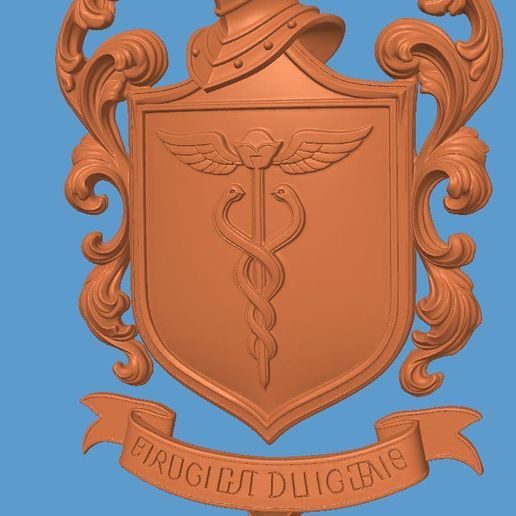 Escudo heráldico de la especialidad de Intendencia