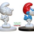 Papa-Smurf-pose-1-2.jpg The Smurfs 3D Model - Papa Smurf fan art printable model