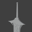overall.png Solo Leveling Inspired Longsword 3D Files