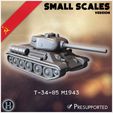 0_PREM_HMM1V68.jpg T-34-85 M1943 (version réduite) - Armée soviétique WW2 Second Monde Front de l'Est Ostfront RPG Mini Hobby