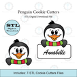 Etsy-Listing-Template-STL.png Penguin Cookie Cutter Set | STL File