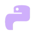 python-azul.stl Python Logo