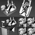 collage.jpg Fichier STL Secrétaire Bondage avec table et lampe・Plan pour imprimante 3D à télécharger