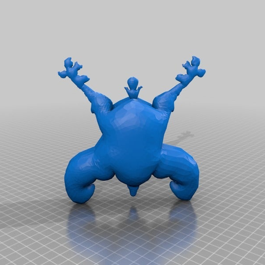 bundes adler gerupft und aufgeblasen - looks like regular chicken - 3D model önizlemesi