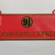 1.jpeg Archivo STL gratis Hogwarts Express 9 3/4 Plataforma signo regalo de navidad・Modelo imprimible en 3D para descargar