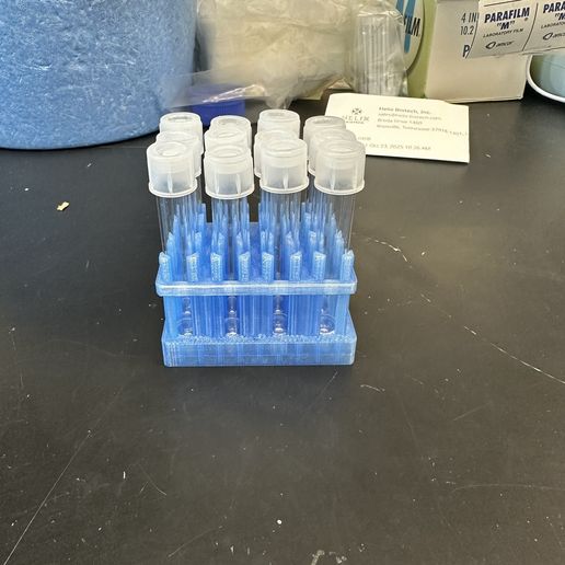 🧪 Laboratory FACS Tube Rack (12 Position) - 5mL Tube Compatible・Free ...