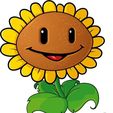 pvsz girasol.jpg Plants vs Zombies Sunflower cookie cutter